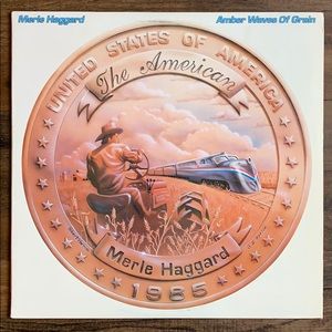 Vintage Merle Haggard “Amber Waves Of Grain” Vinyl